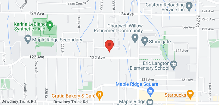 map of 211 22277 122 AVENUE